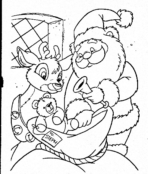 Children Christmas Coloring Pages
 Christmas 2011 Coloring Pages for Kids Children