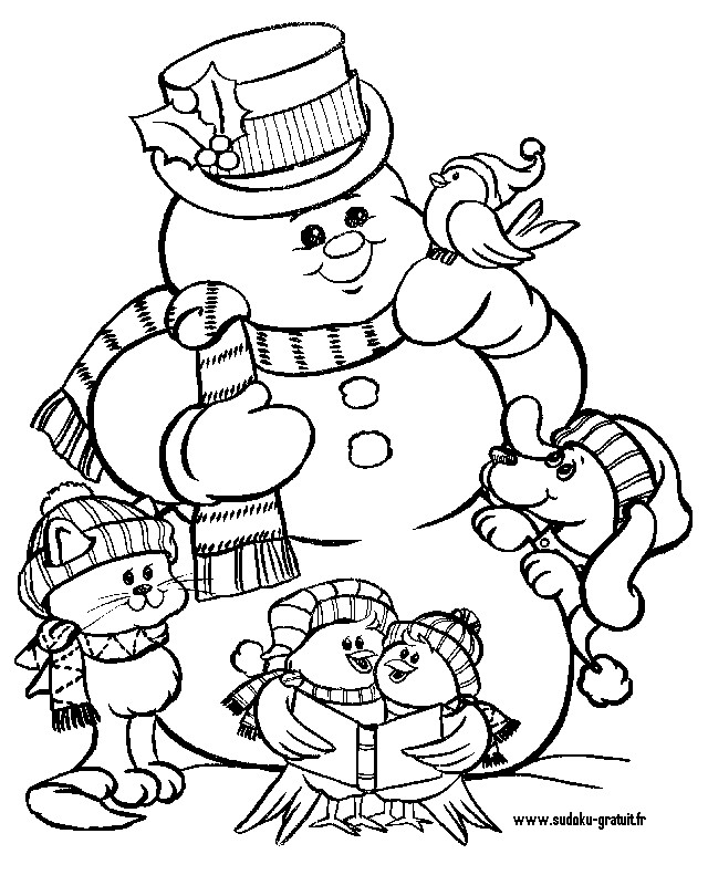 Children Christmas Coloring Pages
 Christmas free to color for children Christmas Kids