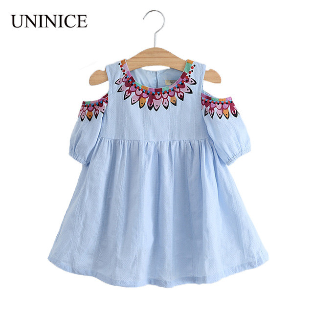 Children Dress Design
 UNINICE Summer Girls Dress 2017 Design Kids Clothes For