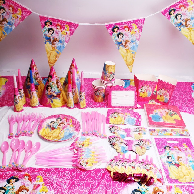 Children Party Favors
 135pcs lot Princess Party Favors Children Birthday Party