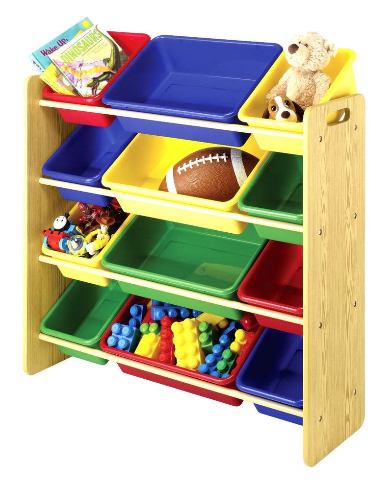 Children Storage Bin
 Childrens Storage 12 Bin Toy Shelf Rack Kids Removable