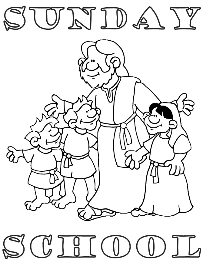 Children Sunday School Coloring Pages
 sunday school coloring pages Free Coloring Pages For