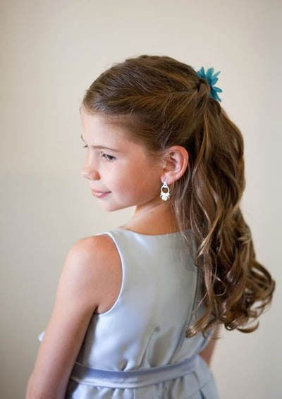Children Wedding Hairstyles
 96 best images about Angelice s munion ideas on