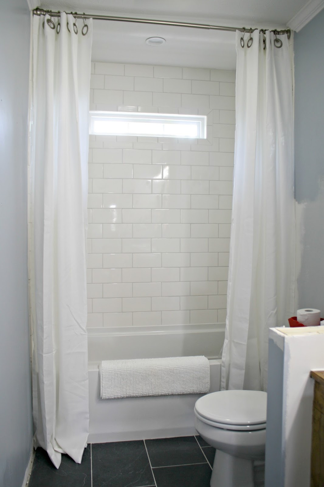 Children'S Bathroom Shower Curtains
 How to hang double shower curtains for less from