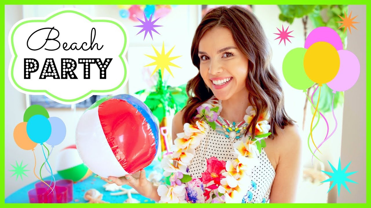 Children'S Beach Party Ideas
 Beach Party Makeup Yummy Treats DIY Decor