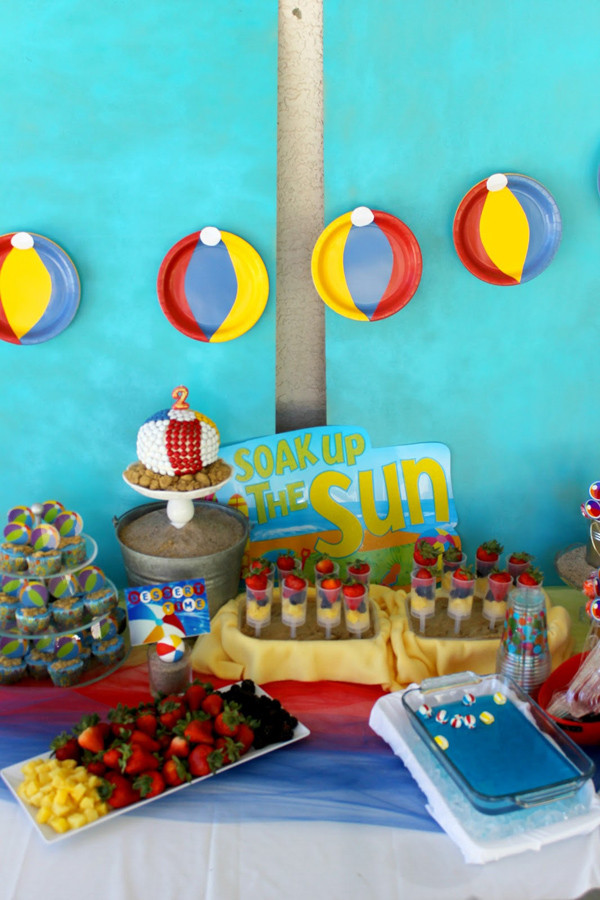 Children'S Beach Party Ideas
 Kara s Party Ideas Beach Ball Birthday Party Supplies