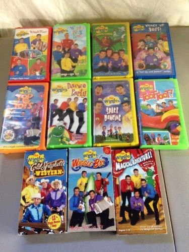 Children'S Bob Hairstyles
 Lot 11 The Wiggles Vhs Tapes Dance Sing Party Rare OOP