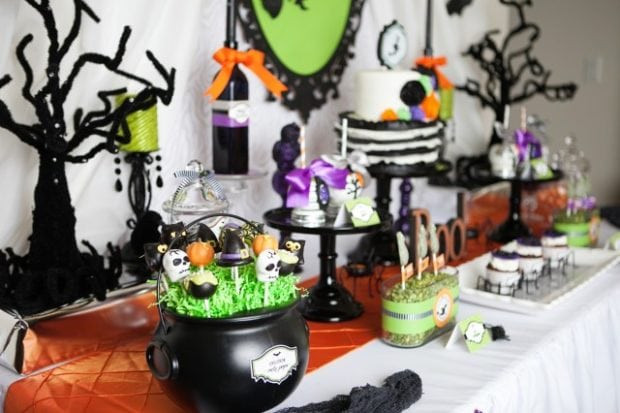 Children'S Halloween Party Decoration Ideas
 A Wickedly Sweet Witch Inspired Halloween Party
