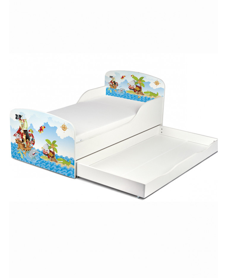 Childrens Beds With Underbed Storage
 PriceRightHome Pirates Toddler Bed with Underbed Storage