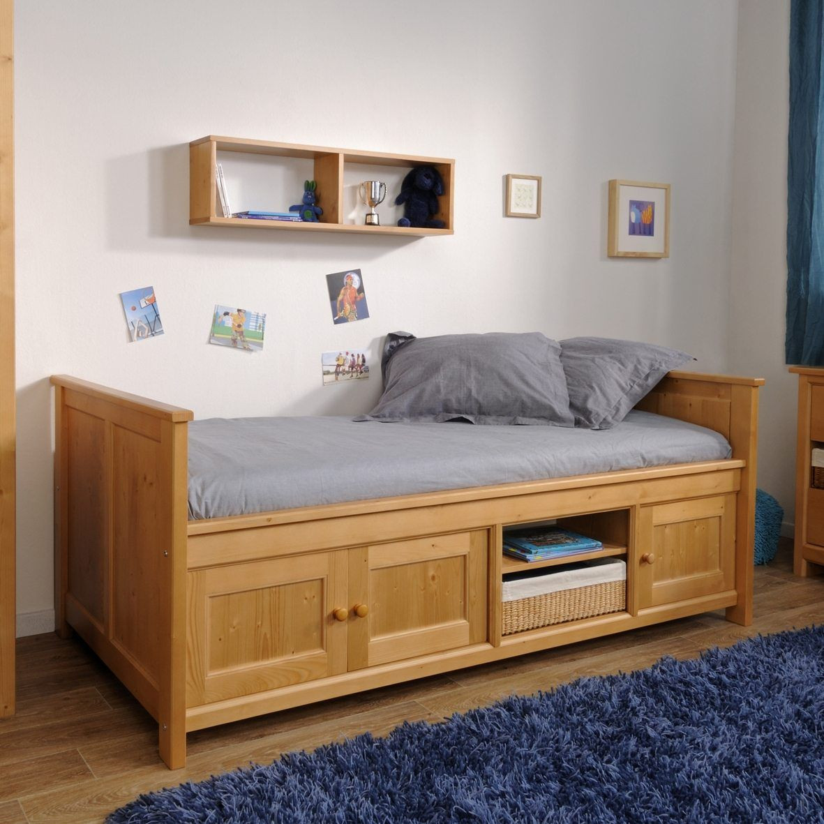 Childrens Beds With Underbed Storage
 Kids Solid Pine Bed Frame Under Bed Storage Kids Beds With