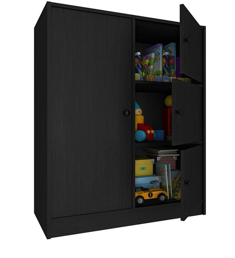 Childrens Storage Cabinet
 Buy Lexus Kids Storage Cabinet in Black Oak Finish by