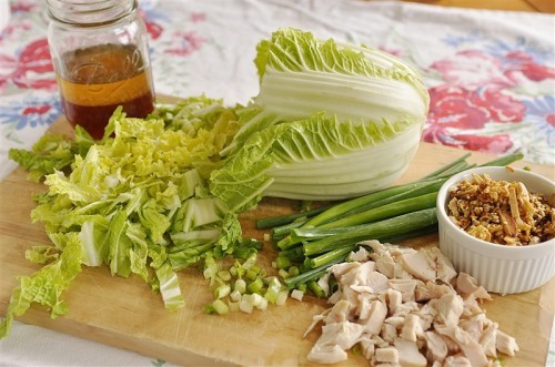 Chinese Chicken Cabbage Salad
 Chicken Napa Salad