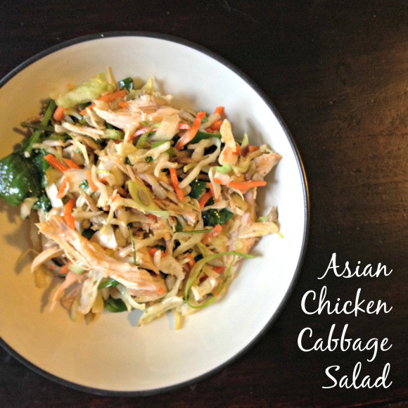 Chinese Chicken Cabbage Salad
 [Quick] Asian Chicken Cabbage Salad