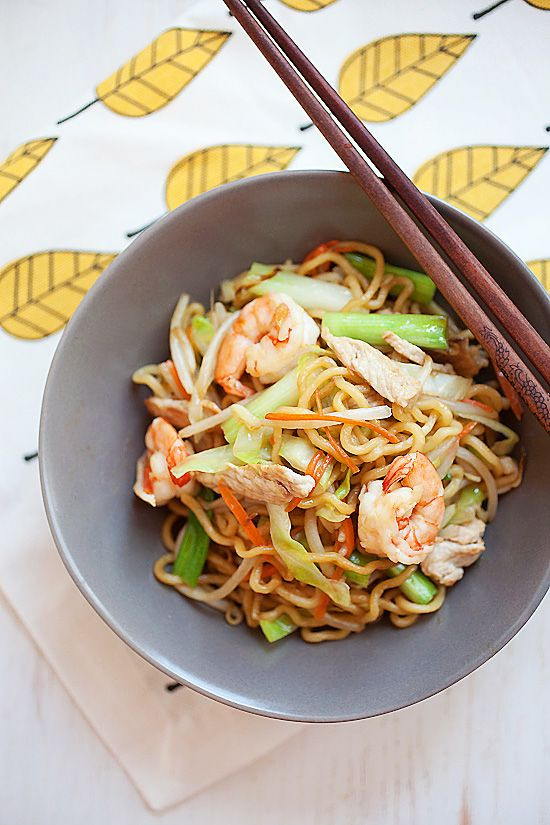 Chinese Noodles With Shrimp
 219 best Asian Noodles images on Pinterest