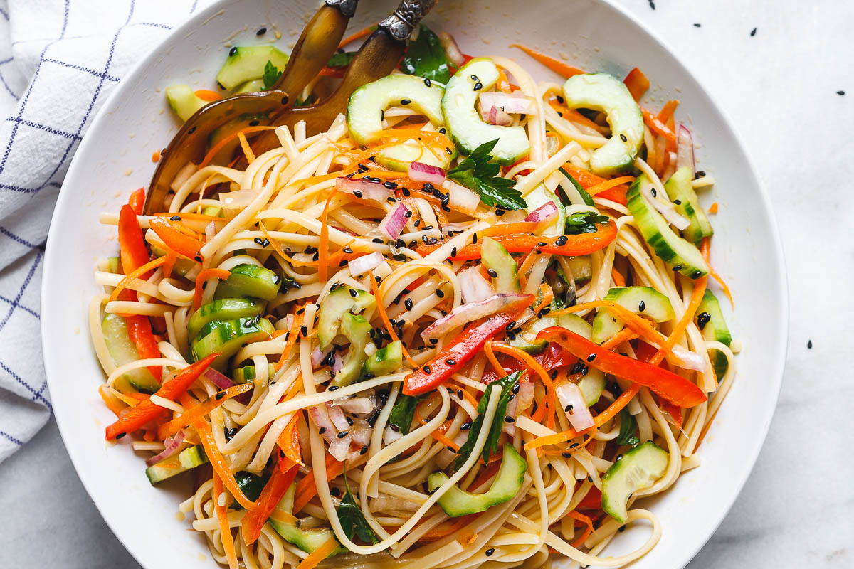 Chinese Salads Recipes
 Asian Noodle Salad Recipe with the Best Ever Ginger
