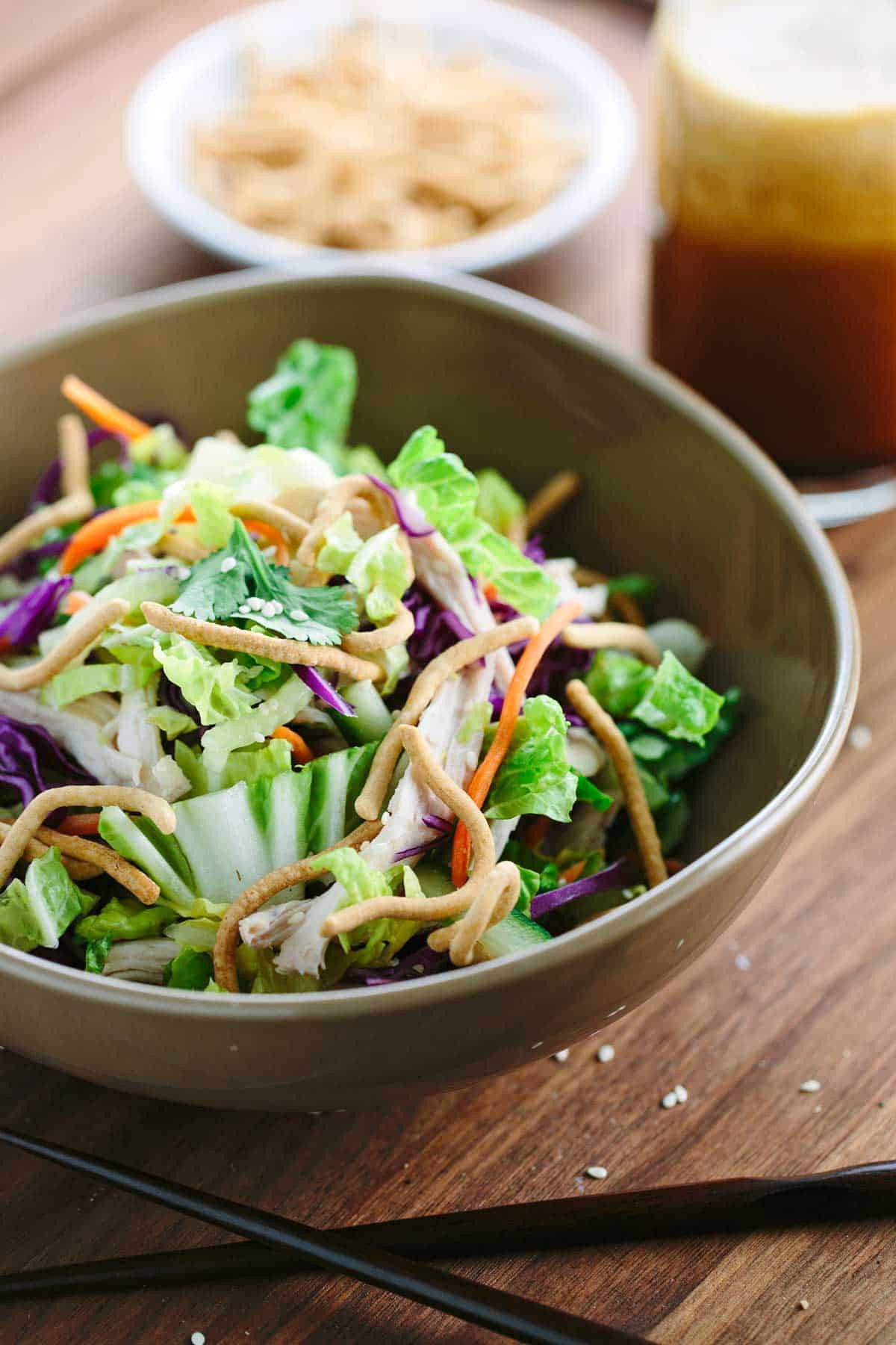 Chinese Salads Recipes
 Chinese Chicken Salad Recipe with Vinaigrette Dressing