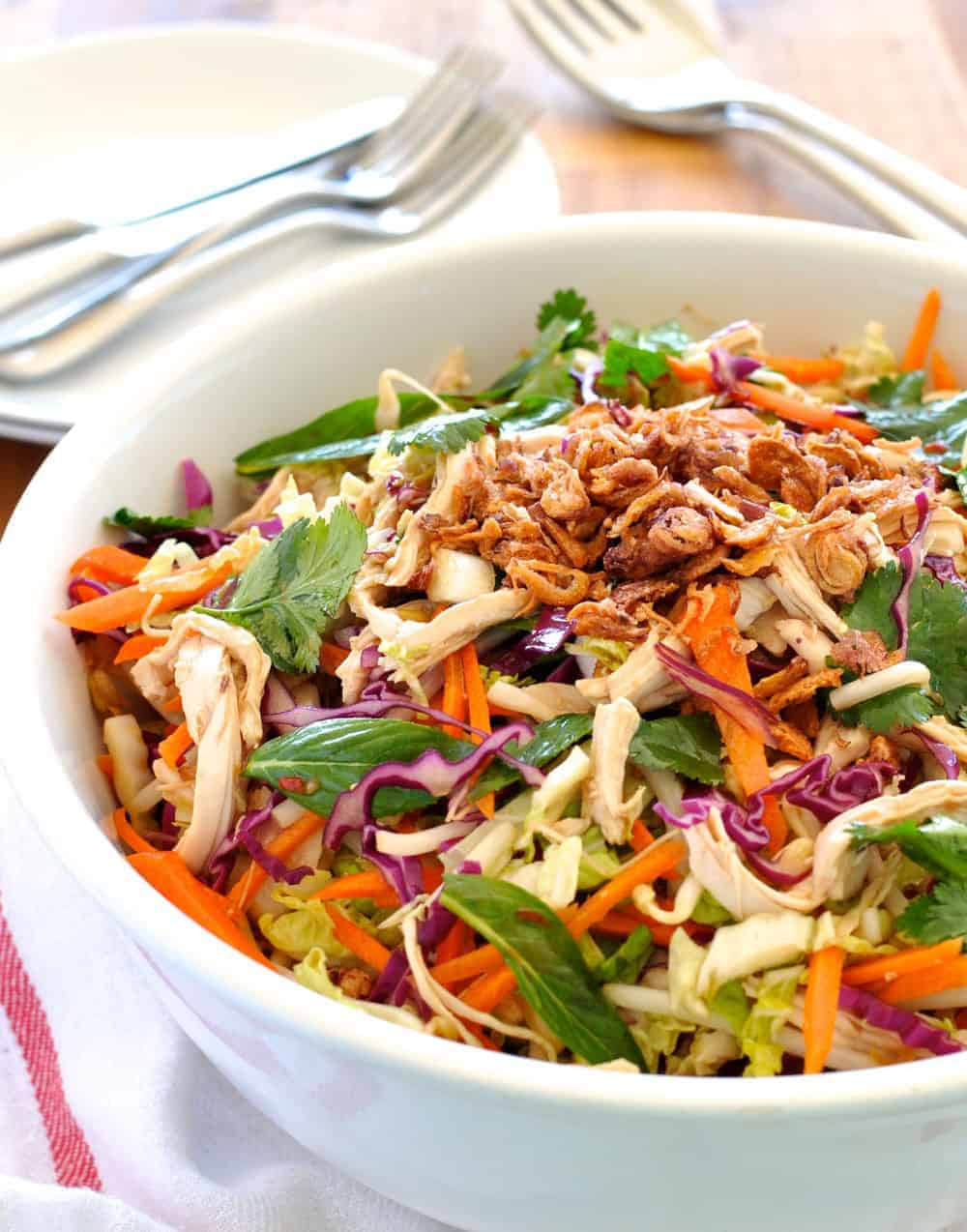 Chinese Salads Recipes
 Crunchy Asian Salad Recipe — Dishmaps