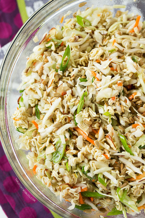 Chinese Salads Recipes
 Chilled Asian Ramen Salad to Bring to a Potluck or Party