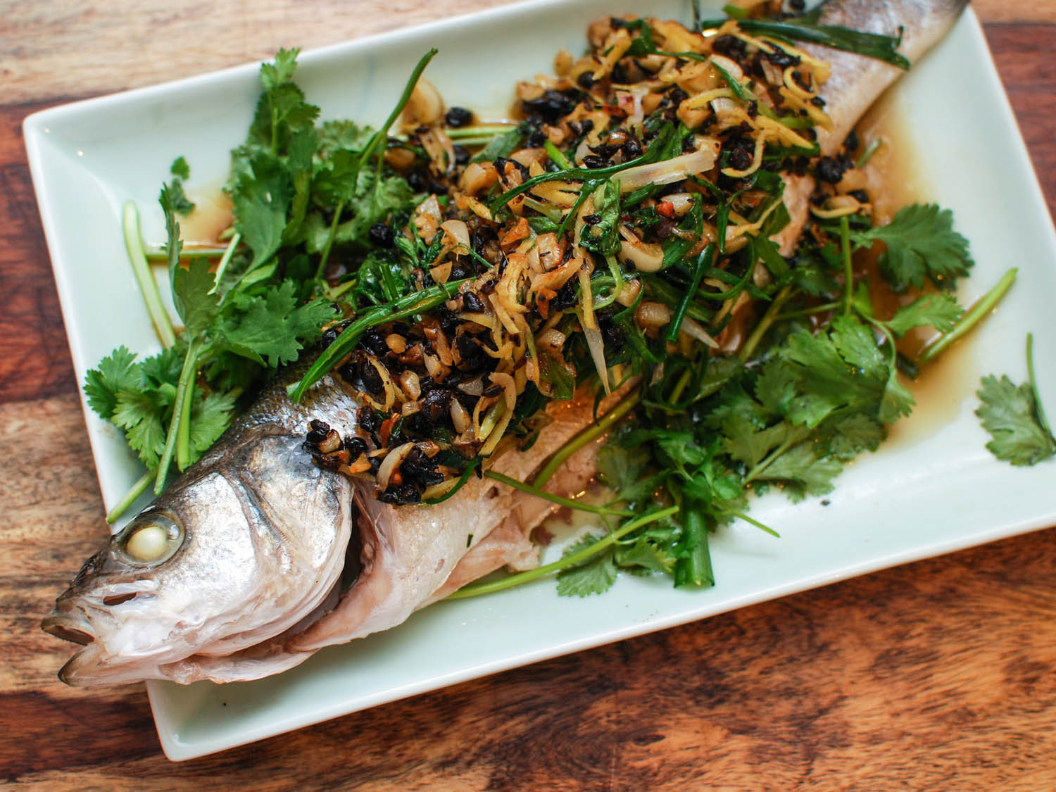 Chinese Steamed Fish Recipes
 Chinese Steamed Whole Fish With Fermented Black Beans and