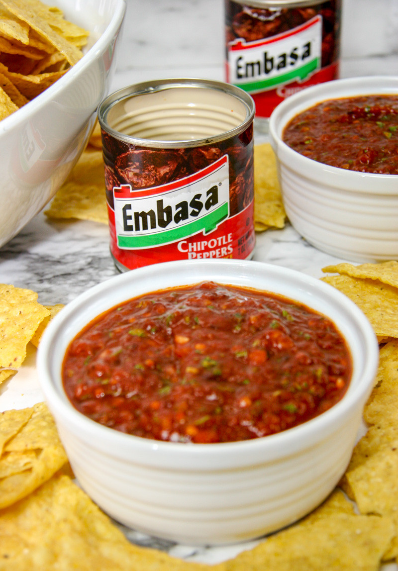 Chipotle Hot Salsa Recipe
 Chipotle Salsa The Perfect Smoky Spicy Dip Our Sweetly