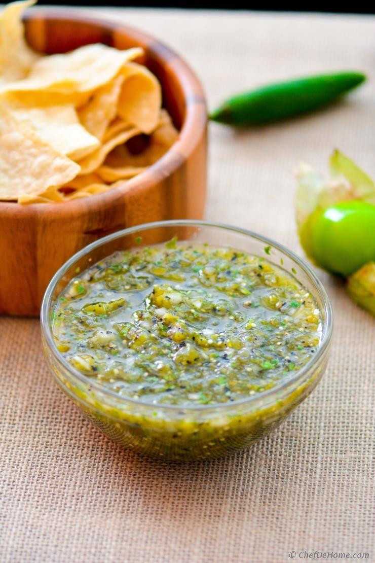 Chipotle Hot Salsa Recipe
 Fire Roasted Tomatillo Salsa My other Chipotle Mexican