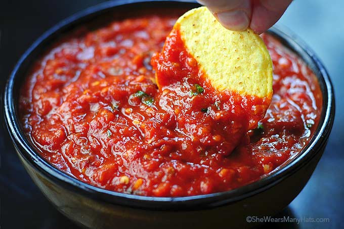 Chipotle Hot Salsa Recipe
 Spicy Roasted Tomato Chipotle Salsa Recipe