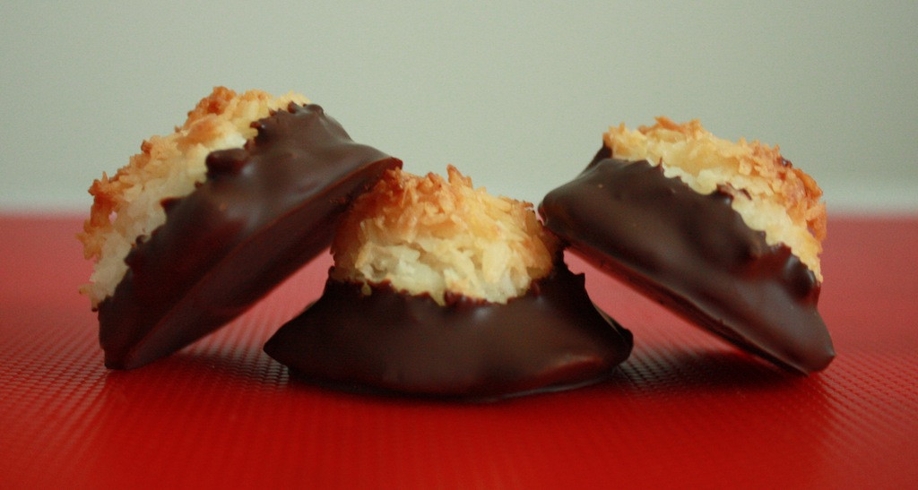 Chocolate Dipped Coconut Macaroons Recipe
 Chocolate Dipped Coconut Macaroons Desserts Required