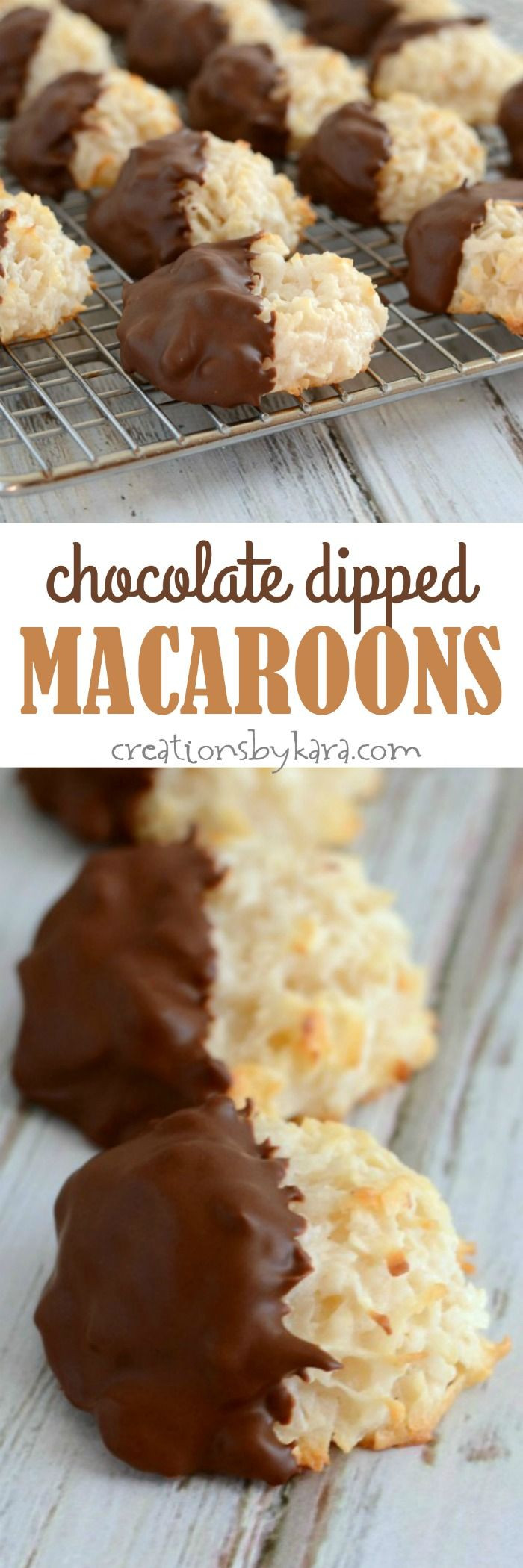 Chocolate Dipped Coconut Macaroons Recipe
 Chocolate Dipped Coconut Macaroons a delicious cookie
