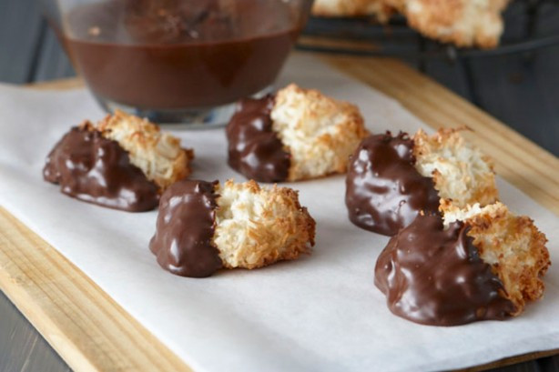 Chocolate Dipped Coconut Macaroons Recipe
 Chocolate Dipped Coconut Macaroons Recipe Taste