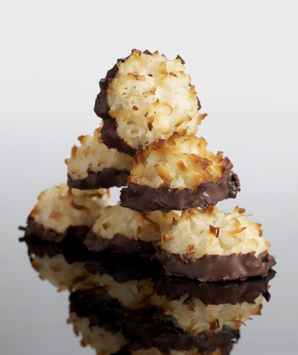 Chocolate Dipped Coconut Macaroons Recipe
 Chocolate Dipped Coconut Macaroons Recipe