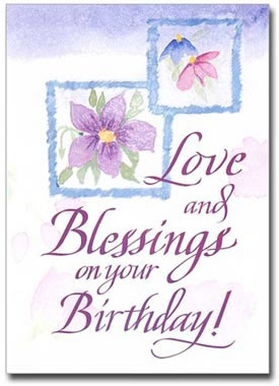 Christian Birthday Wishes For Sister
 Sisters of Carmel Love and Blessings Birthday Card