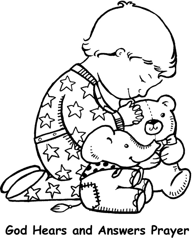 Christian Coloring Pages For Toddlers
 My Two Cents FHE Lesson Learning to Recognize Answers