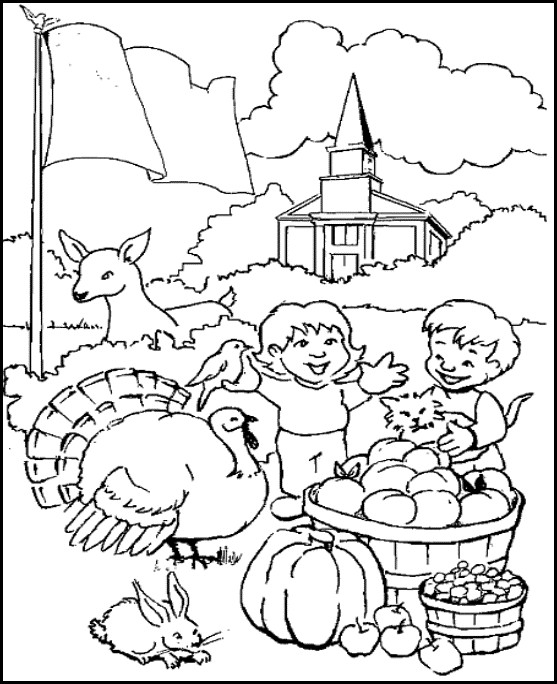 Christian Coloring Pages For Toddlers
 give thanks color sheet thanksgiving