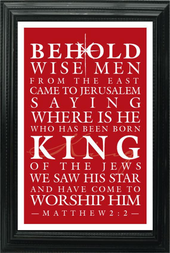 Christmas Bible Quote
 Christmas Bible Verse Printable Subway Art by