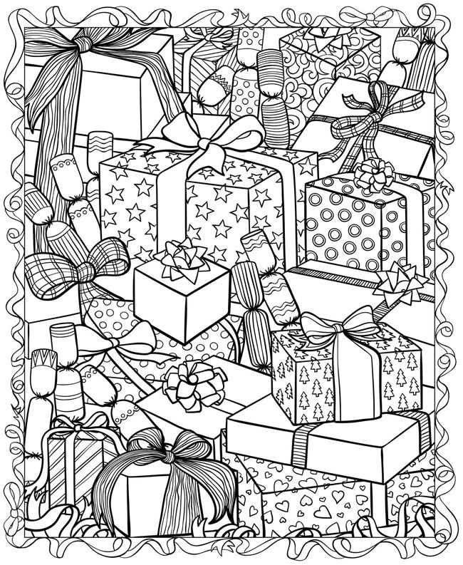 Christmas Coloring Pages For Adults
 21 Christmas Printable Coloring Pages