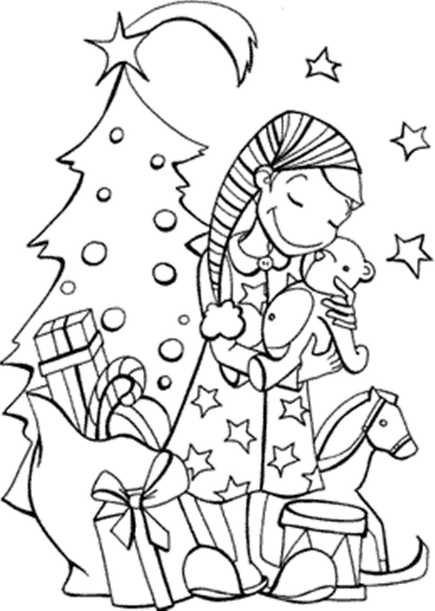 Christmas Coloring Pages Free Printable
 Free Christmas Coloring Pages To Print