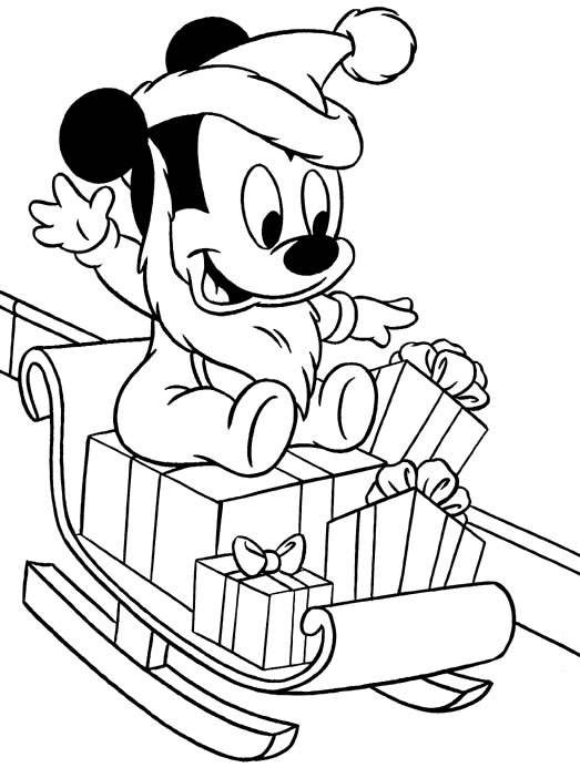 Christmas Coloring Pages Kids
 Free Disney Christmas Printable Coloring Pages for Kids