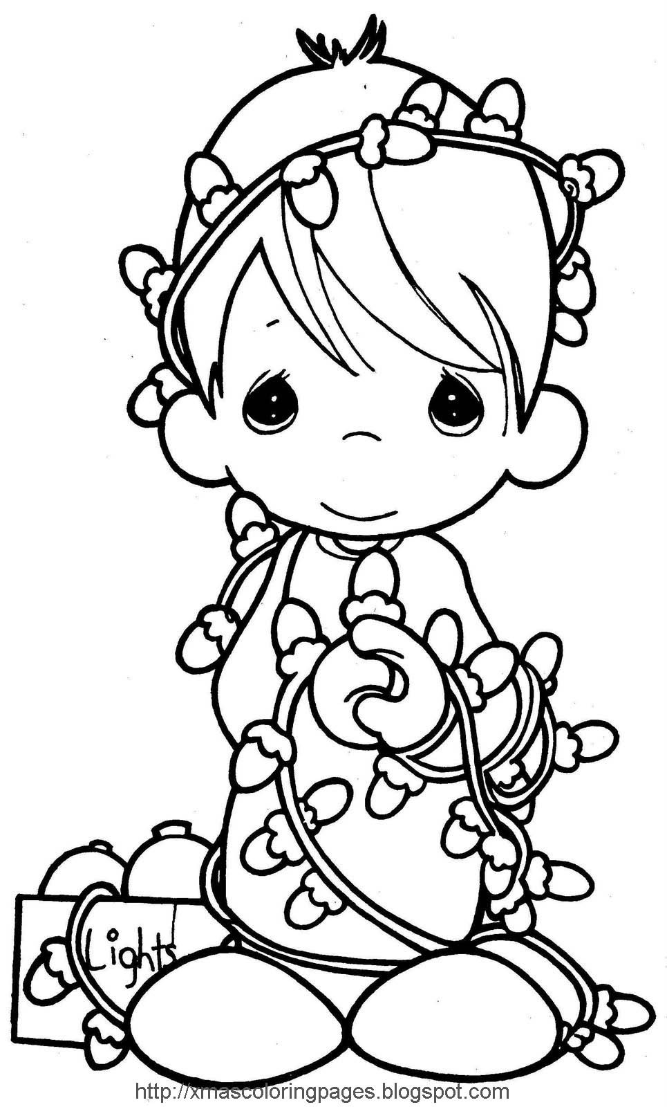 Christmas Coloring Pages Kids
 XMAS COLORING PAGES