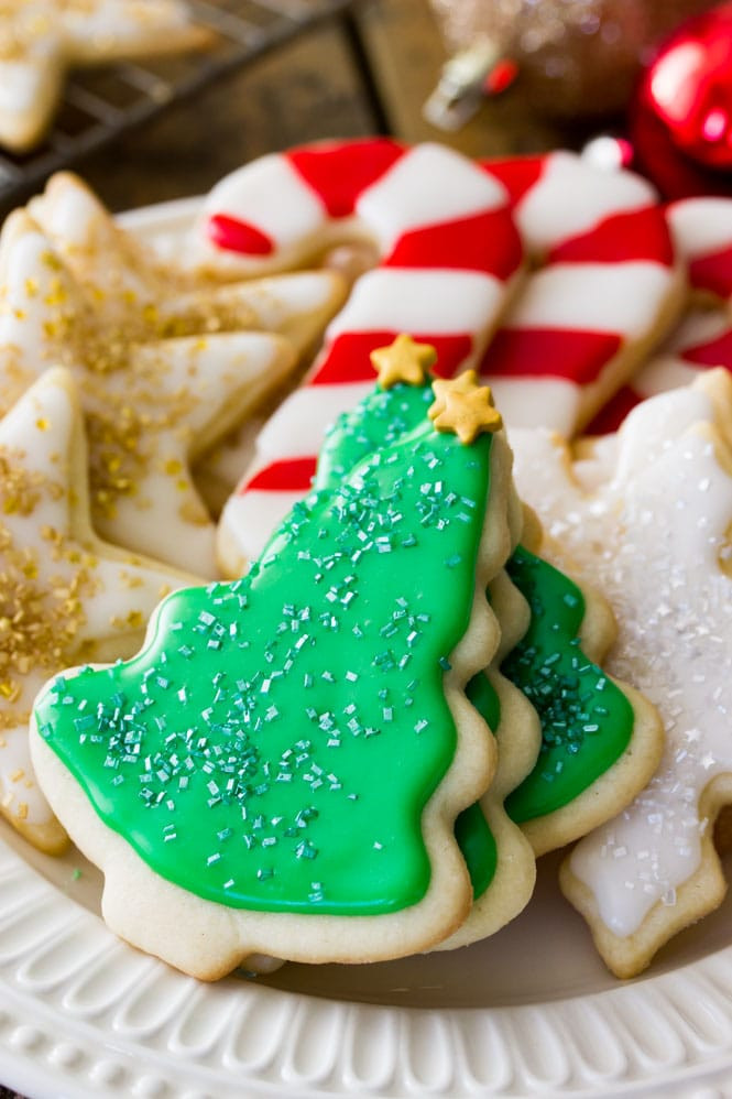 Christmas Cutout Sugar Cookies Recipe
 Easy Sugar Cookie Recipe With Frosting Sugar Spun Run