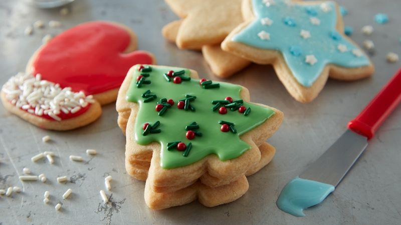 Christmas Cutout Sugar Cookies Recipe
 Easy Christmas Sugar Cookie Cutouts recipe from Betty Crocker