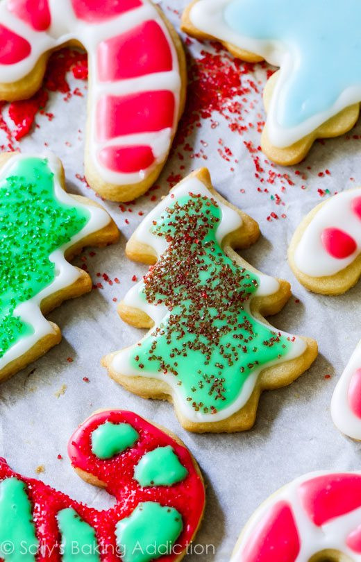 Christmas Cutout Sugar Cookies Recipe
 Christmas Sugar Cookies with Easy Icing