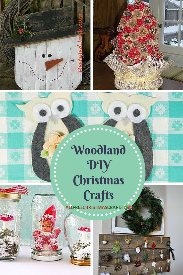 Christmas Decorations Art And Craft
 38 Woodland DIY Christmas Crafts