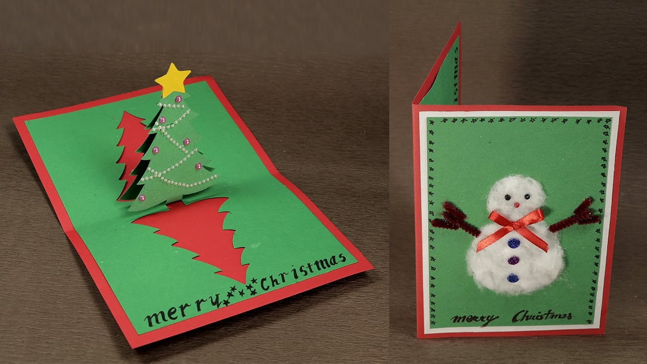 Christmas DIY Cards
 How to Make DIY Pop Up Christmas Card with Tree and
