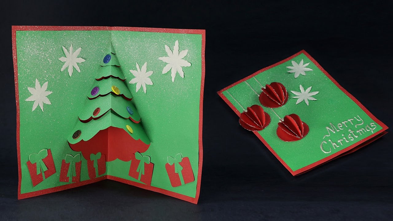 Christmas DIY Cards
 DIY Pop Up Christmas Card How to Make Christmas Cards