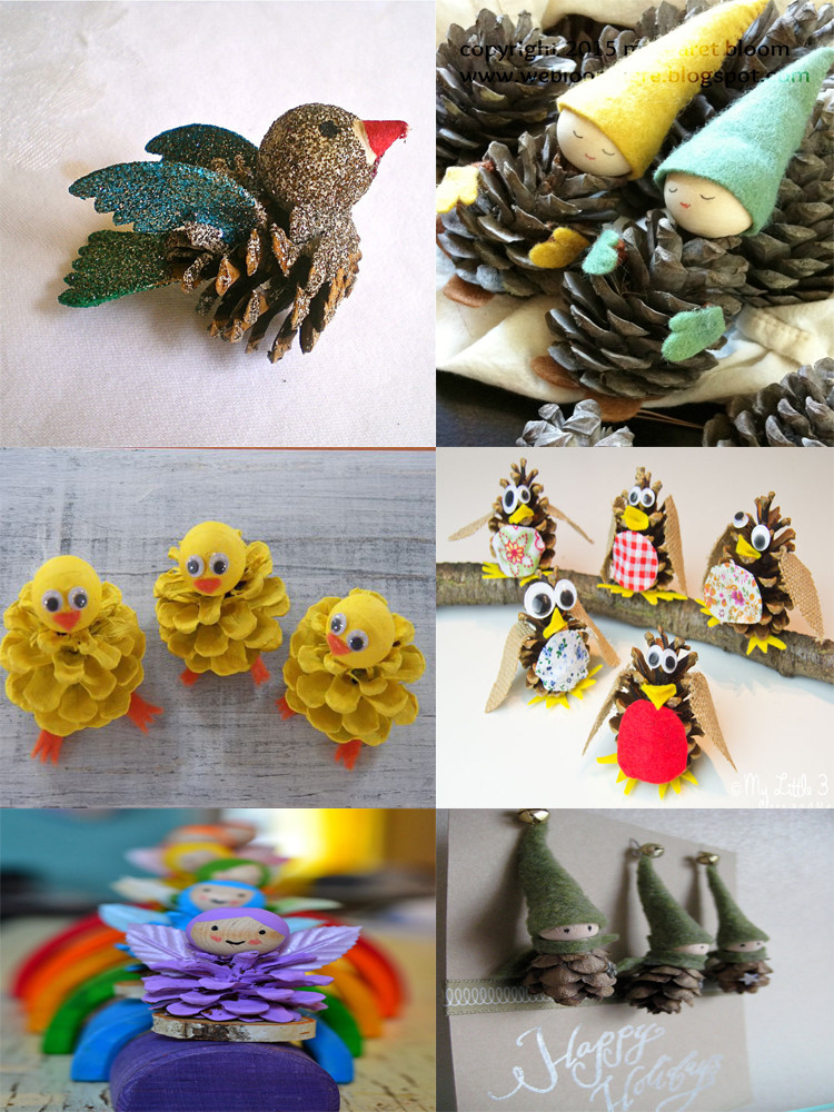 Christmas DIY Crafts
 40 Easy and Cute DIY Pine Cone Christmas Crafts
