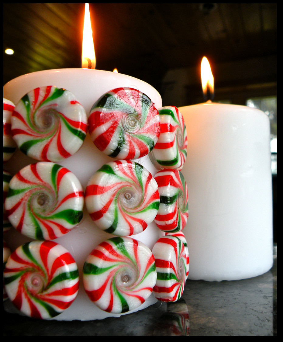 Christmas DIY Crafts
 Killer Crafts DIY Holiday Peppermint Candy Candle