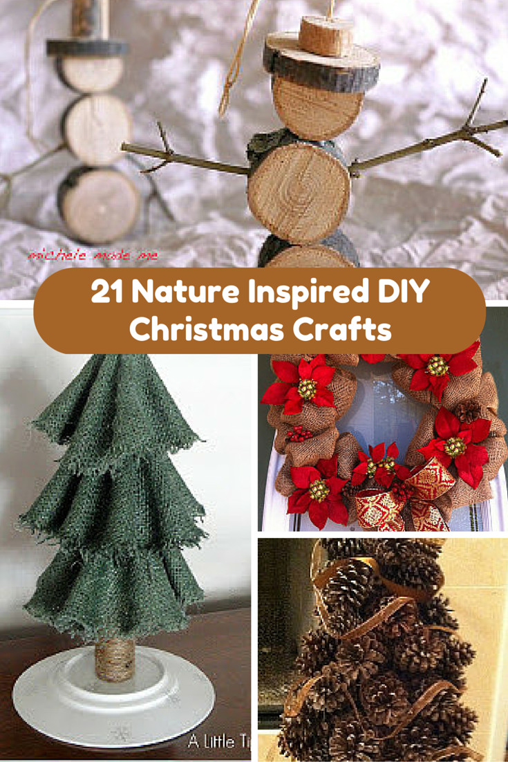 Christmas DIY Crafts
 21 Nature Inspired DIY Christmas Crafts