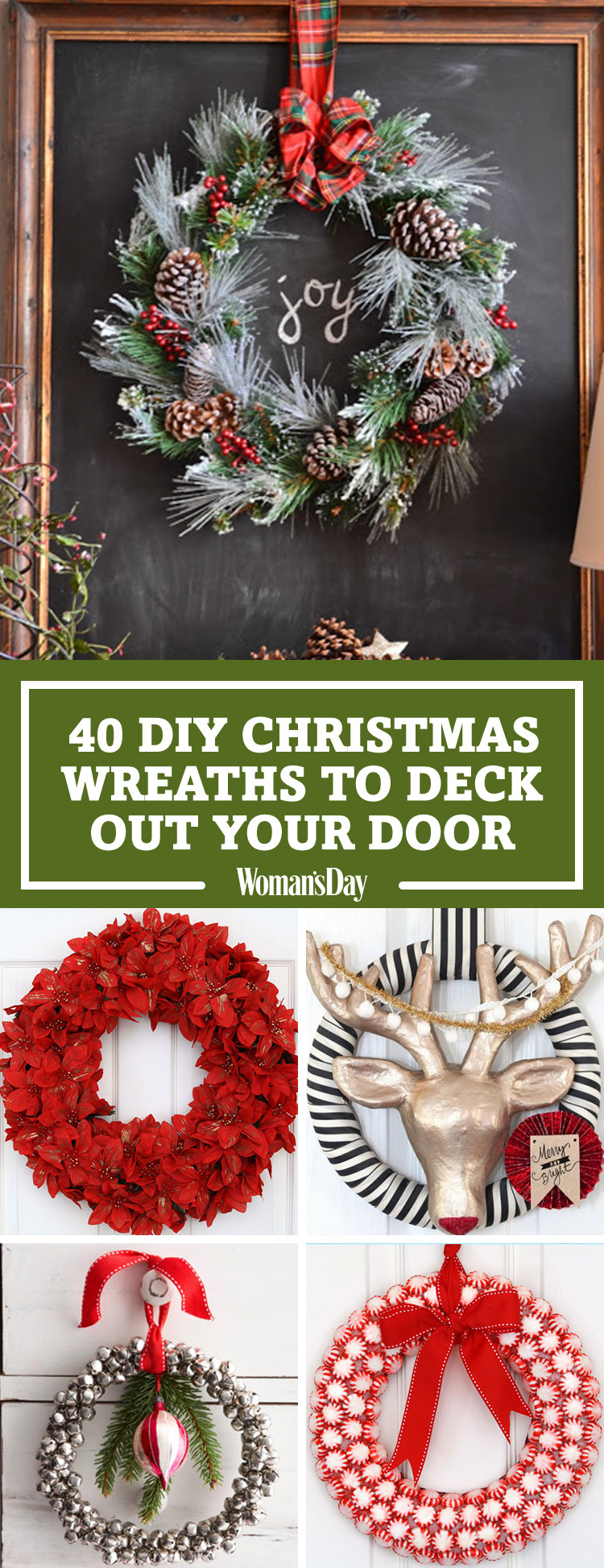 Christmas DIY Projects
 40 DIY Christmas Wreath Ideas How To Make a Homemade
