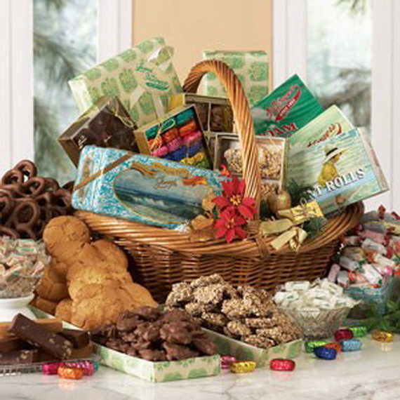Christmas Gift Basket Ideas For Families
 Traditional Christmas Gift Basket Idea family holiday