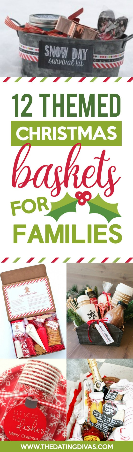 Christmas Gift Basket Ideas For Families
 50 Themed Christmas Basket Ideas The Dating Divas